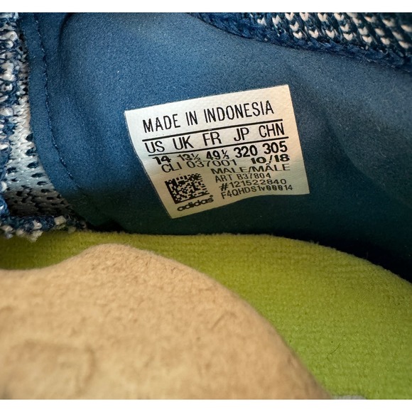 *SOLD* Men’s Adidas PureBoost Go Legend Marine Athletic Sneakers Size 14 Blue - Picture 8 of 12